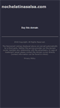 Mobile Screenshot of nochelatinasalsa.com