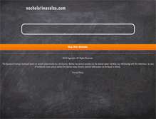 Tablet Screenshot of nochelatinasalsa.com